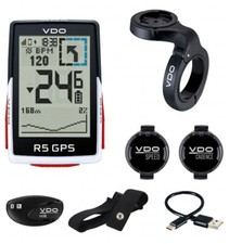 VDO R5 GPS Top Montaggio Set Ciclocomputer Bici Tachimetro Bicicletta Formica +
