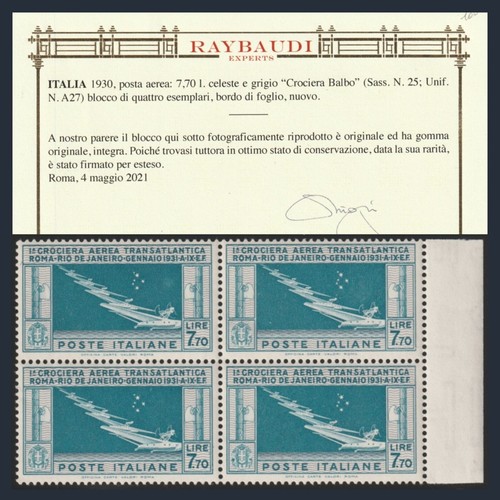 Regno 1930 posta aerea - posta,