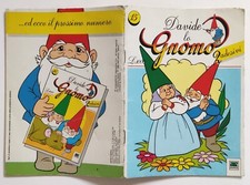 Libro Davide Lo Gnomo AMZ Milano Fumetto Titoli Vari 1986 NO Adesivi