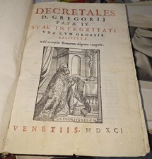 Decretali Di Gregorio IX .1591