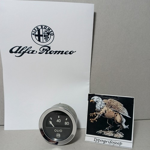 Alfa romeo manometro - romeo, olio