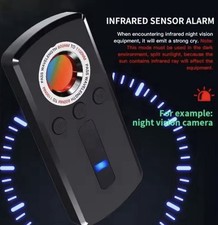Rilevatore Segnale Microspie Cimici Spycam Gps NascostiProfessionale Anti-spia
