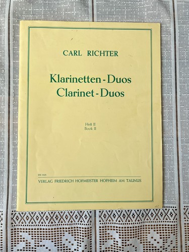 Carl richter duo clarinetti - richter, di