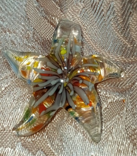 Ciondolo stella vetro - ciondolo, 🌟