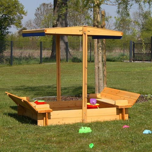 Sabbiera legno per bambini - in,