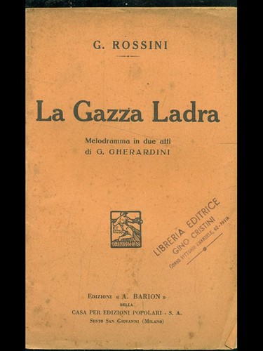 Gazza ladra musica - gazza,