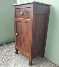 Comodino Tavolino ANTICO Metà 800 ! L. Filippo NOCE MASSICCIO comodini