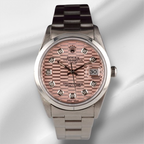 Rolex date 34mm donna rosa - rolex,