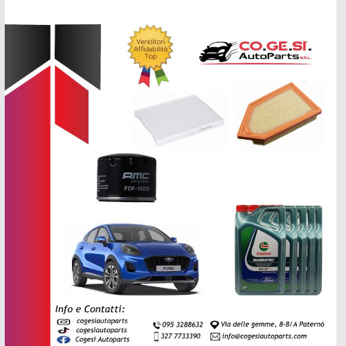 Kit tagliando ford - puma, 1.0