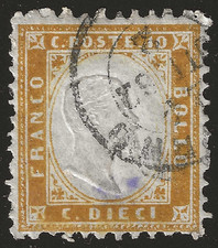 1862 Regno d'Italia - 10 c