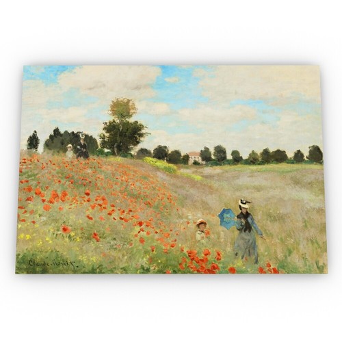 Poster arte poppy field monet - arte,