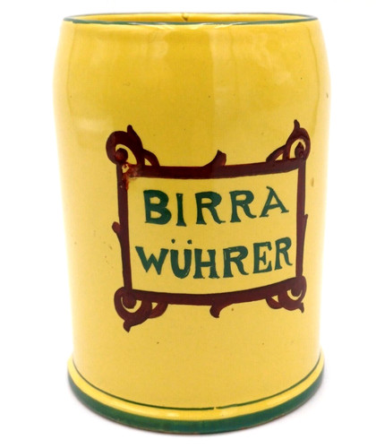 Birra wuhrer boccale ceramica - birra,