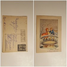 CARTOLINA AUGURALE "BUON NATALE" GM 7/807 (VIAGGIATA) 