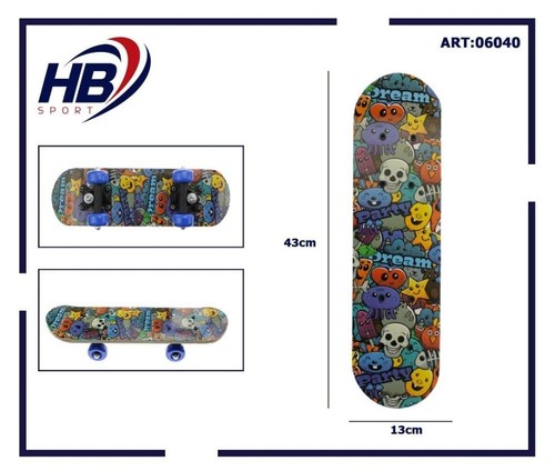 Skateboard skate legno - skate, in