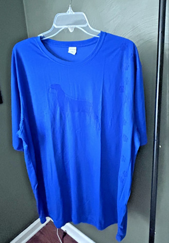 Shirt grafica cane blu - t-shirt, 2xl