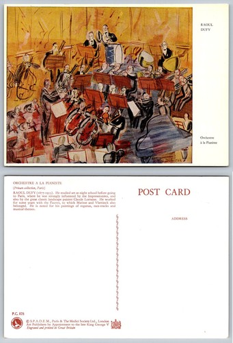 Cartolina arte raoul - cartolina, dufy