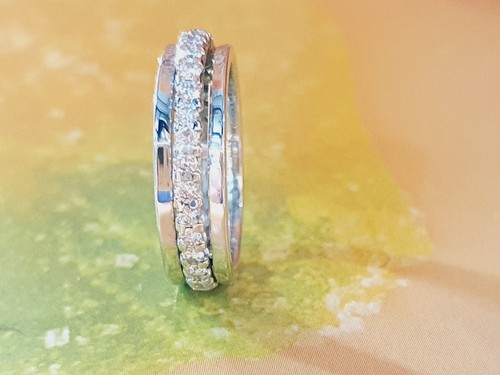 Anello eternity oro bianco - , e