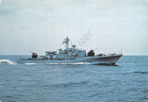 Cartolina nave motocannoniere - cartolina,