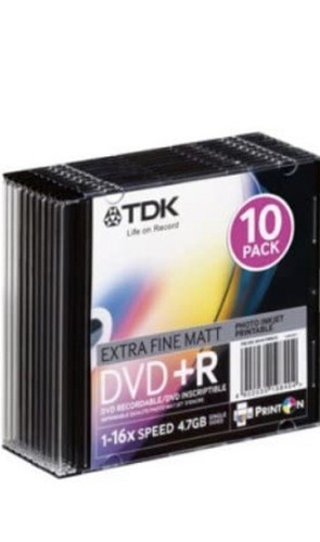 Tdk dvd stampabile 16x 7gb - tdk, 4.7gb