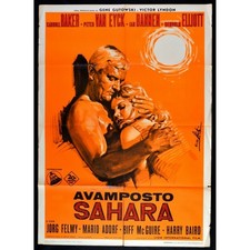 MANIFESTO AVAMPOSTO SAHARA Station Six Sahara CARROLL BAKER VAN EYCK  M249