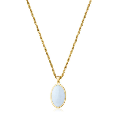 Sagapo collana ovale bianco - sagapo,