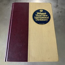 For Webster’s Third New