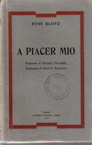 Piacer mio - piacer,