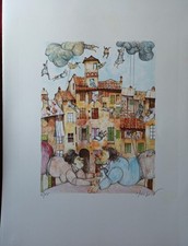 Roberto Fontirossi Litografia Originale Firmata Cm 50×70 Con Certificato