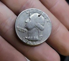 1966 Quarter Dollar Error Coin