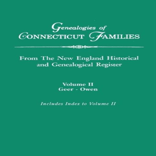 Genealogies connecticut - of,