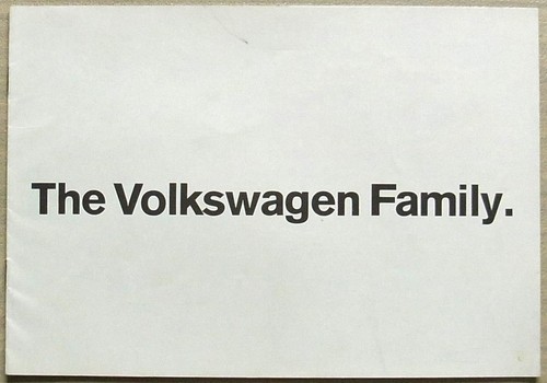 Volkswagen range brochure - range,