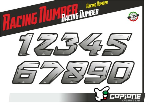 Adesivo numero moto - auto, cross