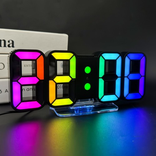 Orologio parete digitale - orologio, 3d