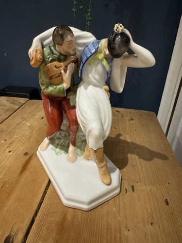 Statuina porcellana herend - porcellana,