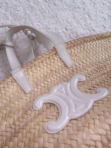 Borsa cestino bianca celine - cestino,
