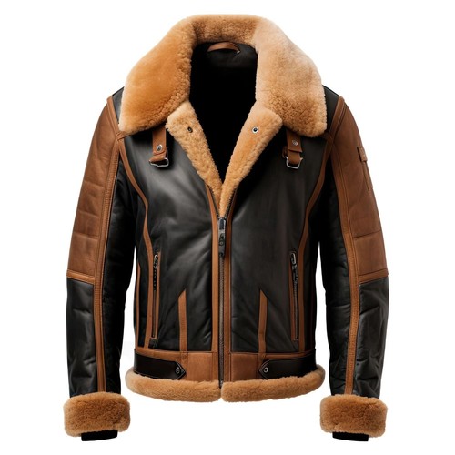 Bomber uomo aviatore shearling