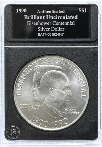 1990 eisenhower moneta - 1990-p, $1