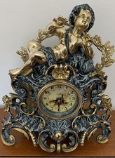 Antico Orologio In Bronzo Da