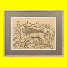 opera di Enrico Baj, disegno a