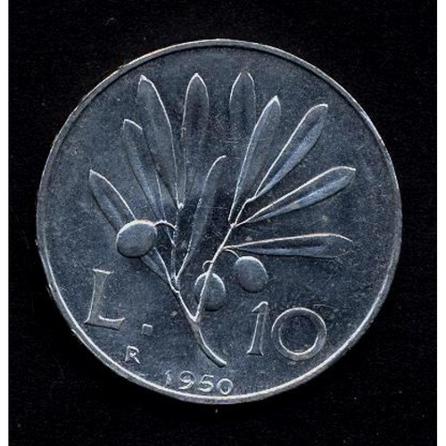 Repubblica italiana lire - 10,