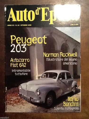 Auto epoca ottobre - d'epoca, 1998