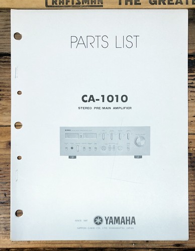 Yamaha 1010 - yamaha, ca-1010