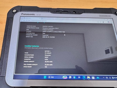 Panasonic toughbook g2 - toughbook, fz-g2