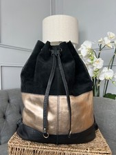 Zaino STOW in camoscio e pelle