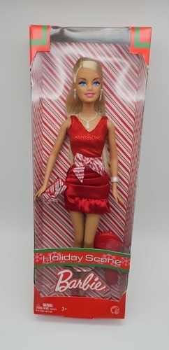 Barbie holiday scene doll 2008 - scene,