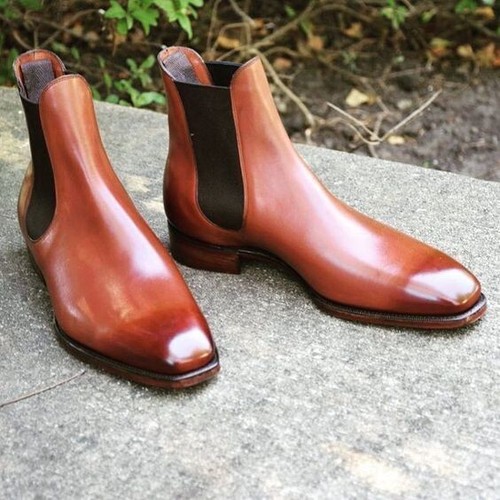 Stivali chelsea fatti mano - stivali, a