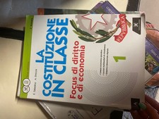 Libro La costituzione in classe 1 Mondadori usato -70%
