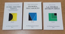 Lotto 3 Libri Filosofia Storia