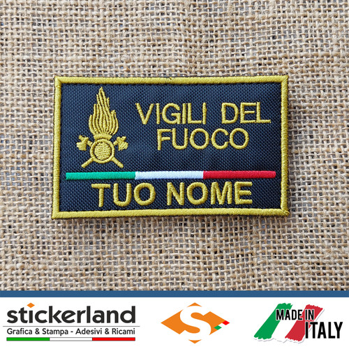 Toppa patch ricamata vigili - patch,