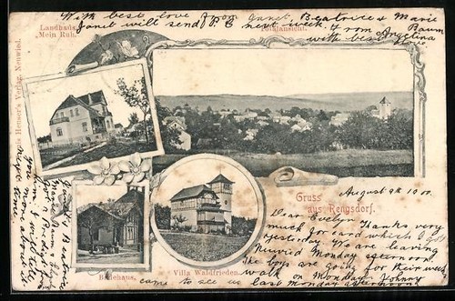 Cartolina rengsdorf casa - rengsdorf,, di